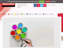Tablet Screenshot of colorexpert.it